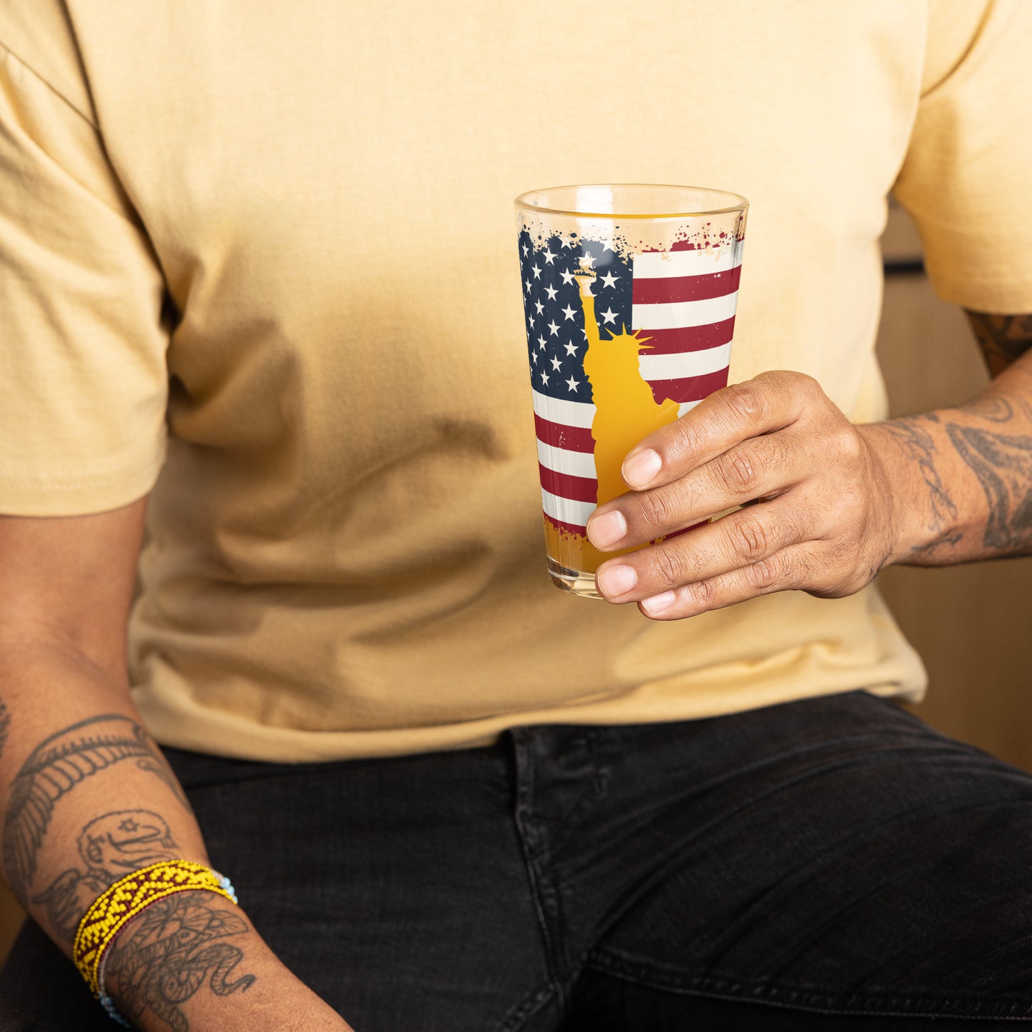 America pint glass